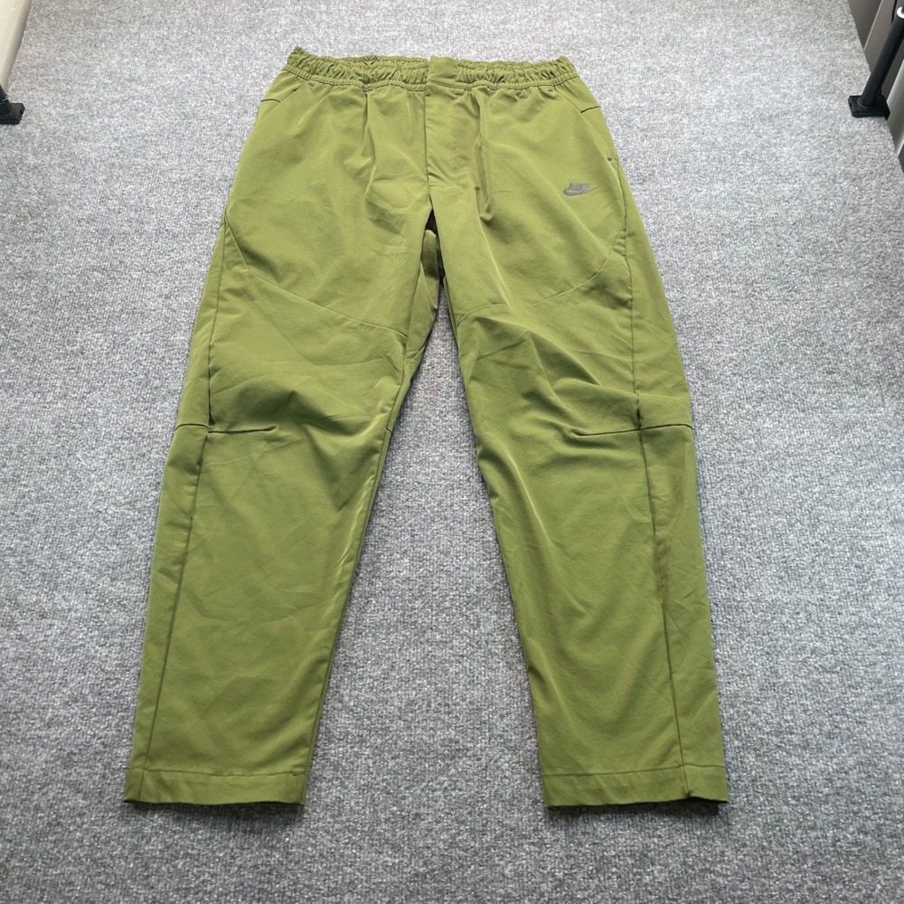 Nike Tech Essentials Woven Pants Mens XL Olive Green DR9101-326